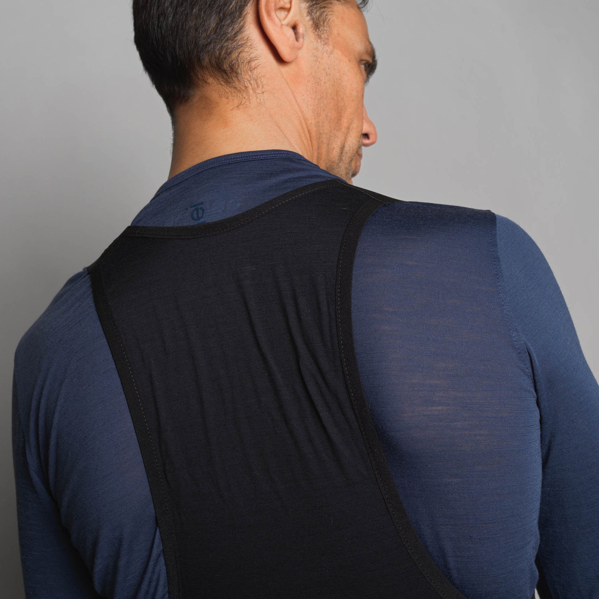 Men's Padded Thermal Merino 3/4 Bib Shorts - ashmei