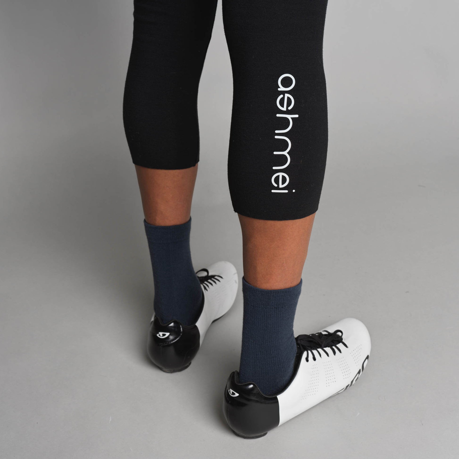 Men's Padded Thermal Merino 3/4 Bib Shorts - ashmei