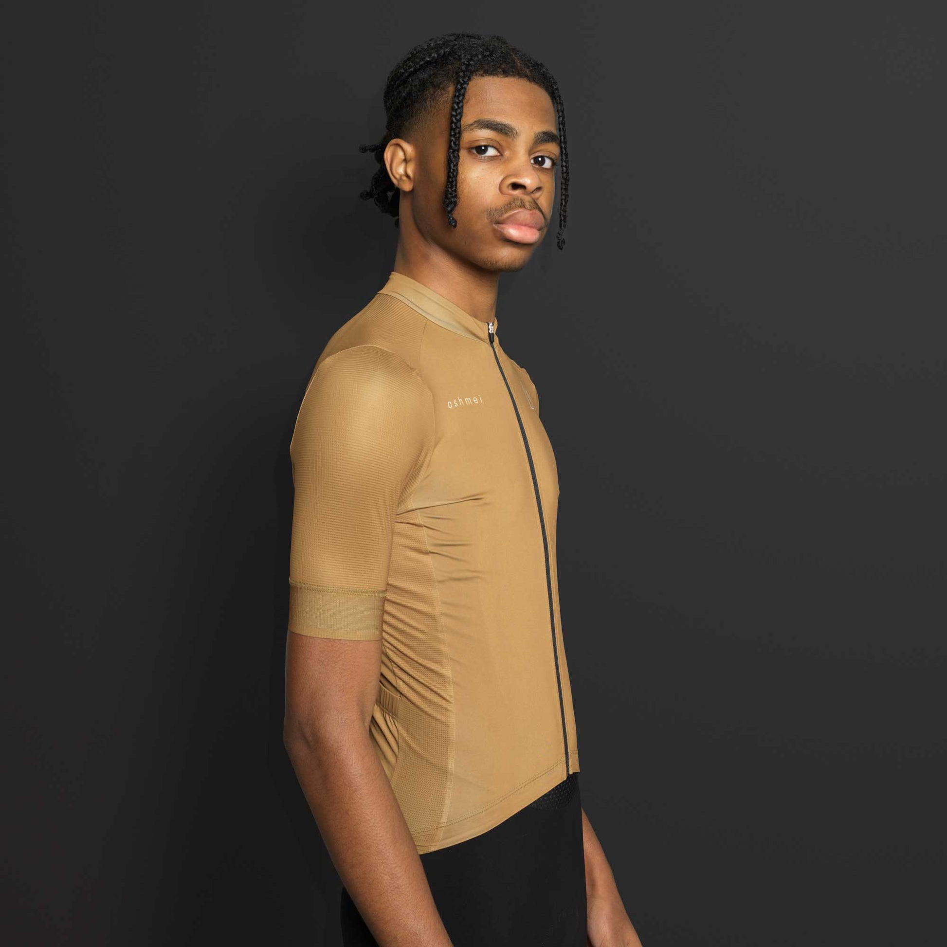 Men's Infinity Colour Cycle Jersey - Mustard - ashmei