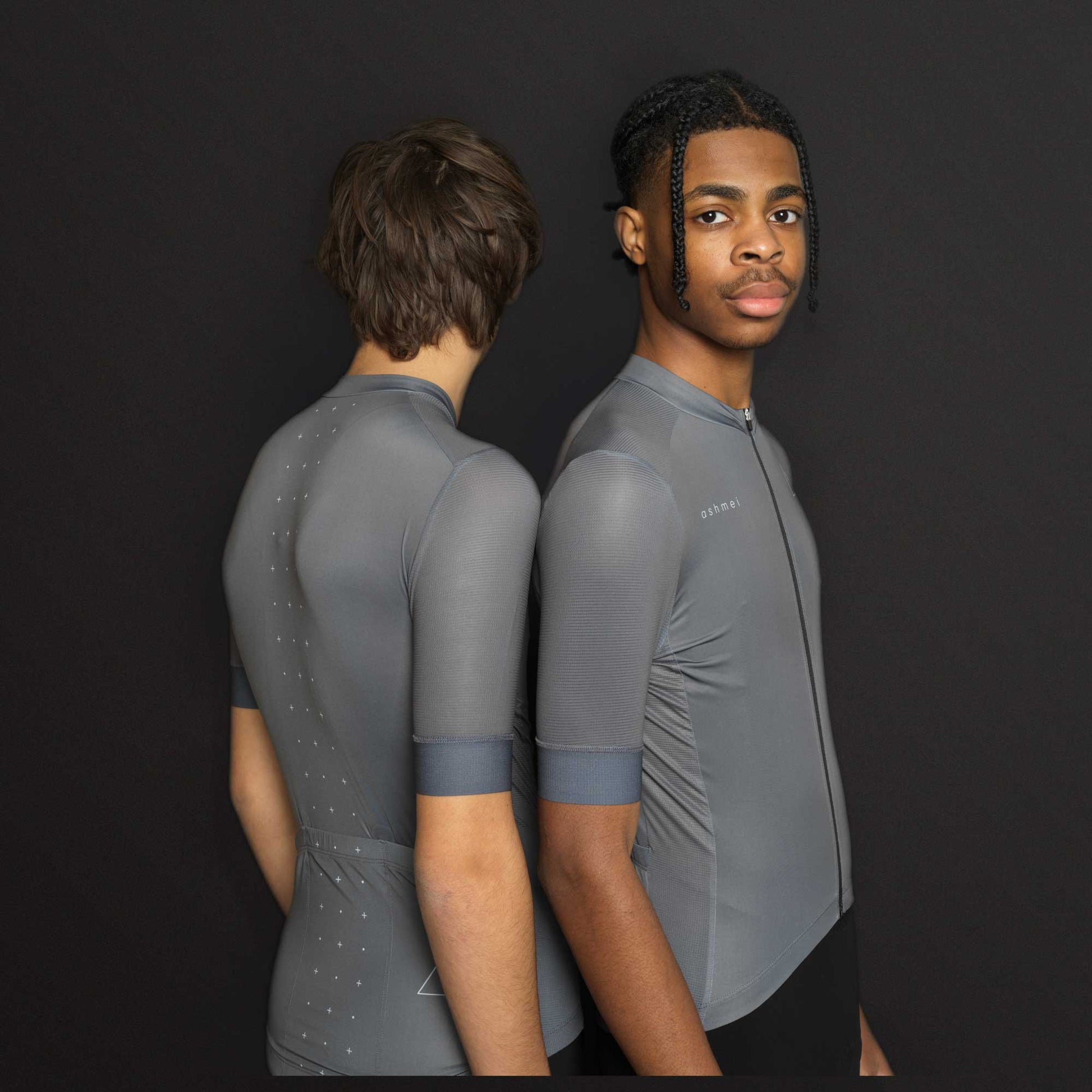 Men's Infinity Colour Cycle Jersey - Silver - ashmei
