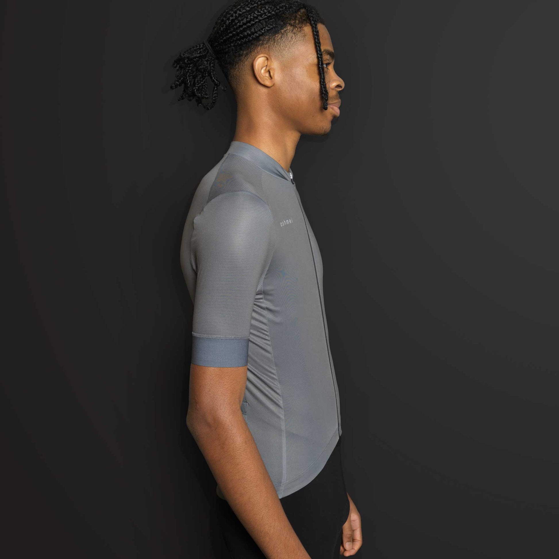 Men's Infinity Colour Cycle Jersey - Silver - ashmei