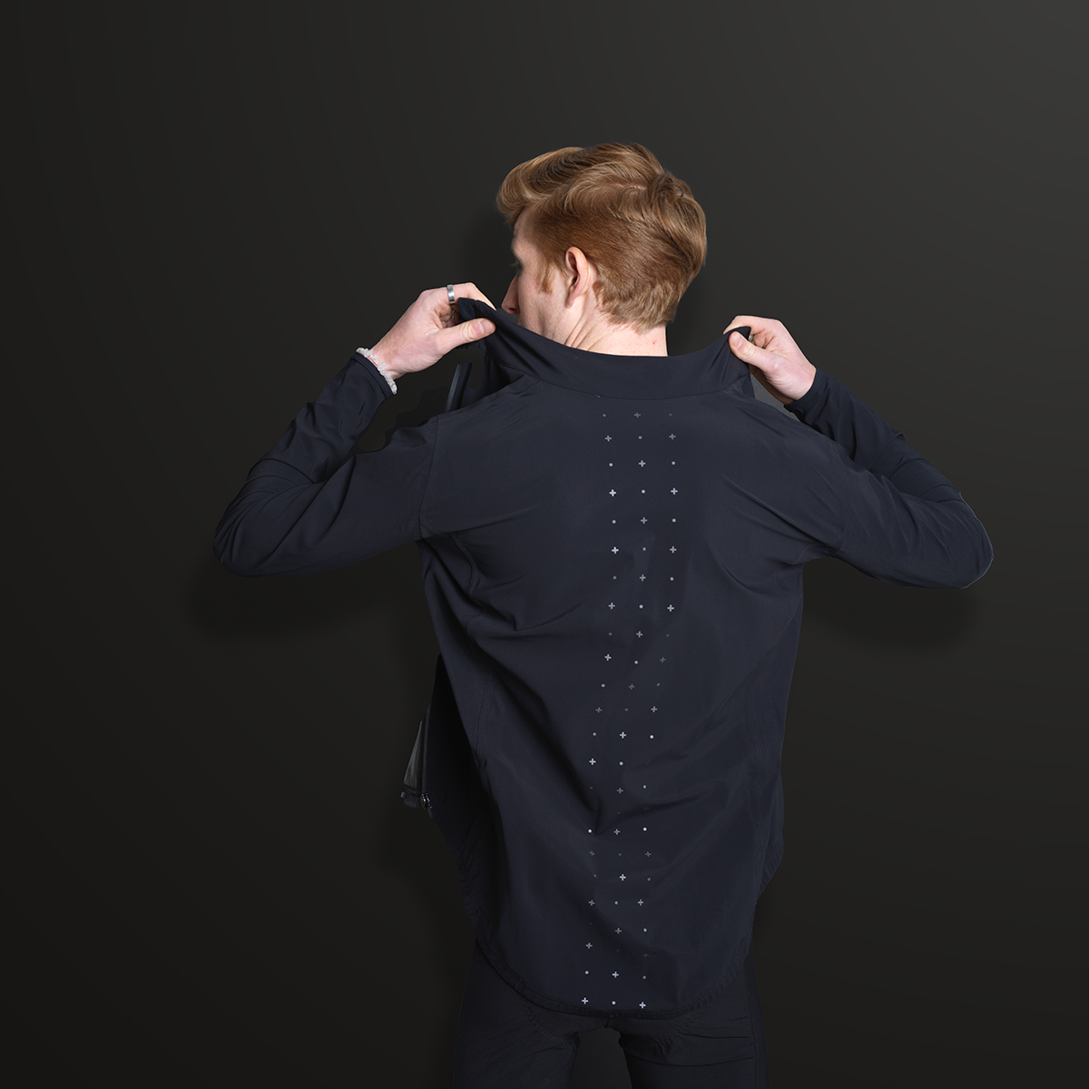Men's Waterproof Rain Jacket - Black - ashmei