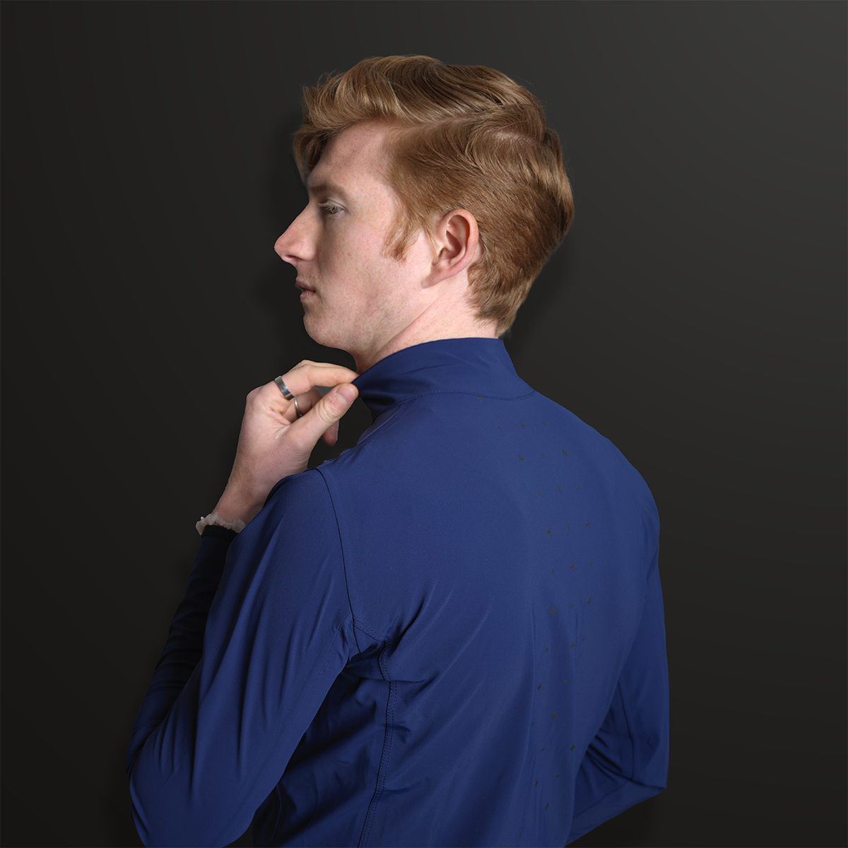 Men's Waterproof Rain Jacket - Blue - ashmei