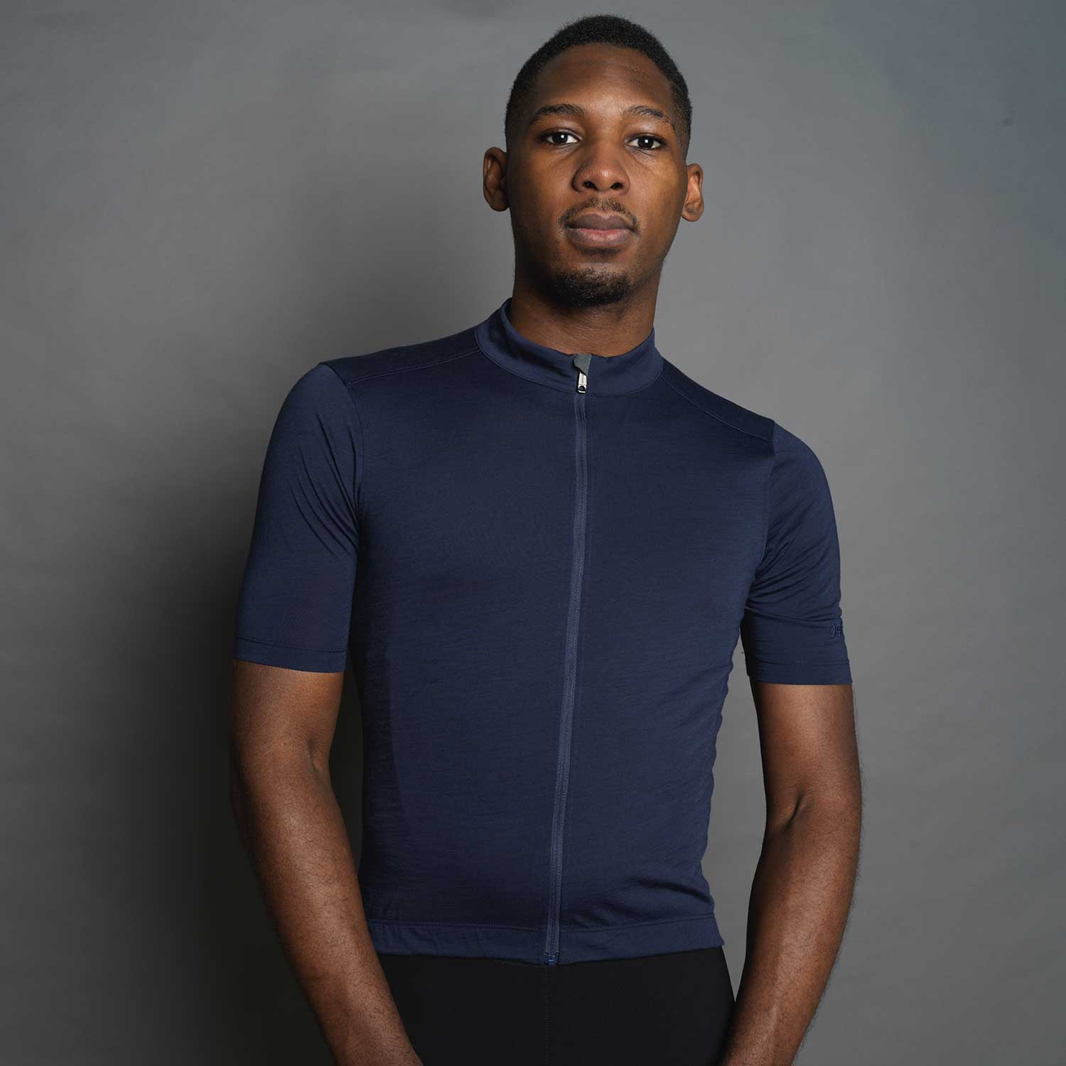 Men's Signature Merino Cycle Jersey - Navy - ashmei