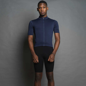 Men's Signature Merino Cycle Jersey - Navy - ashmei