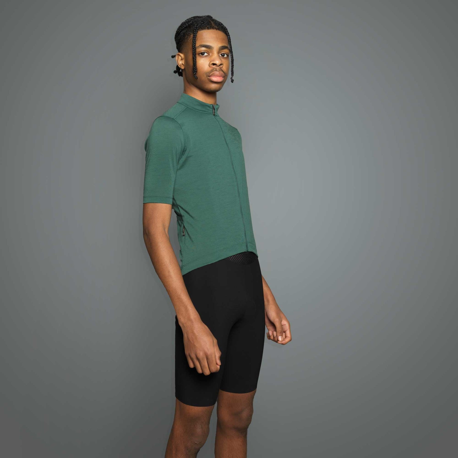 Men's Signature Merino Cycle Jersey - Navy - ashmei