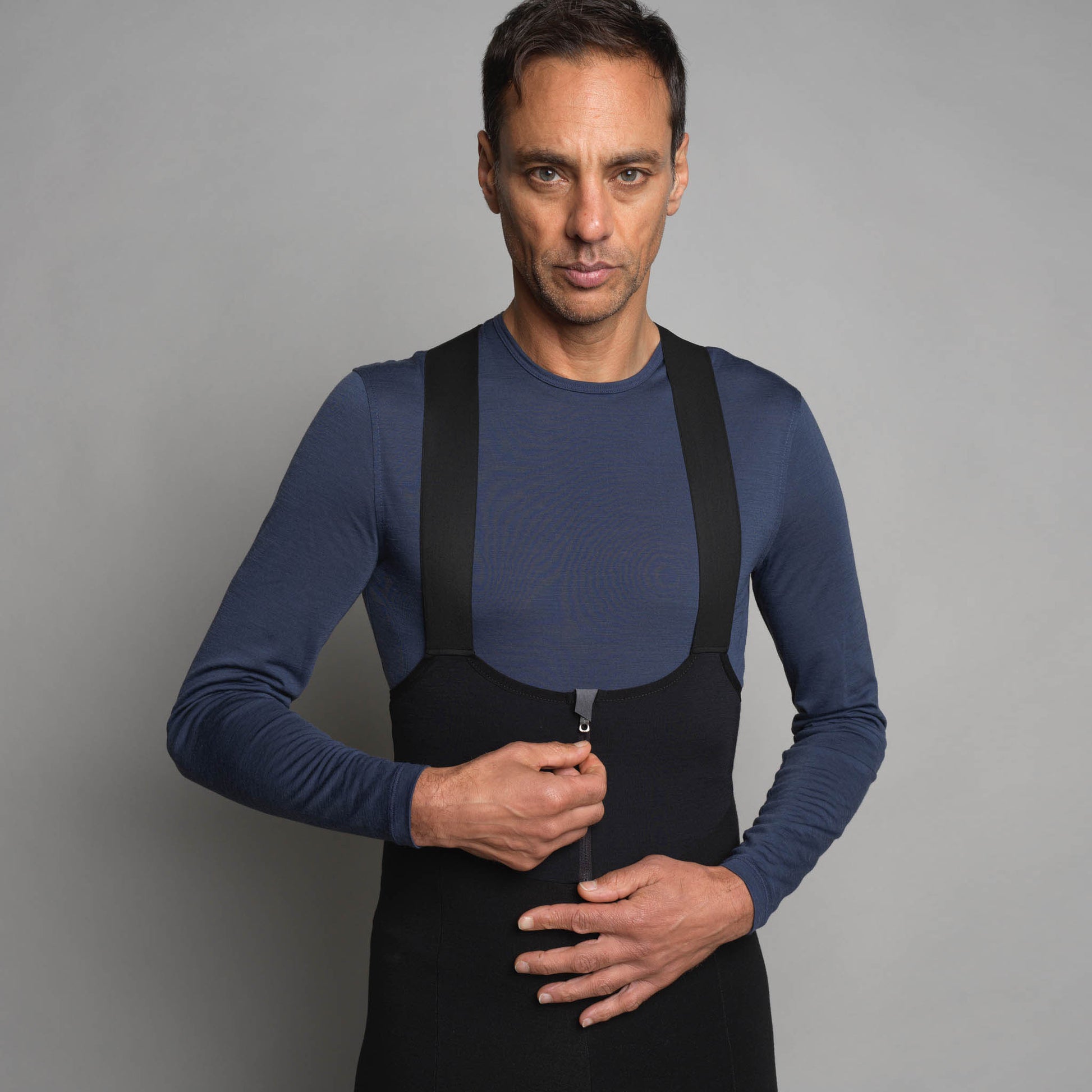 Men's Padded Thermal Merino Bib Tights - ashmei