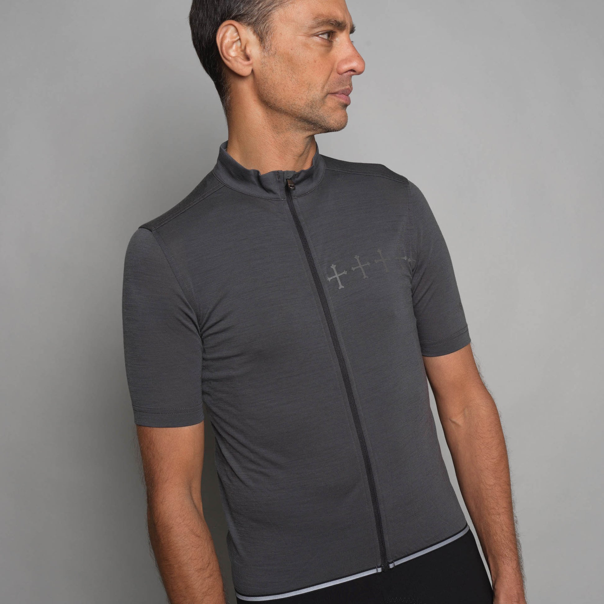 Men's Croix De Fer Merino Jersey - ashmei