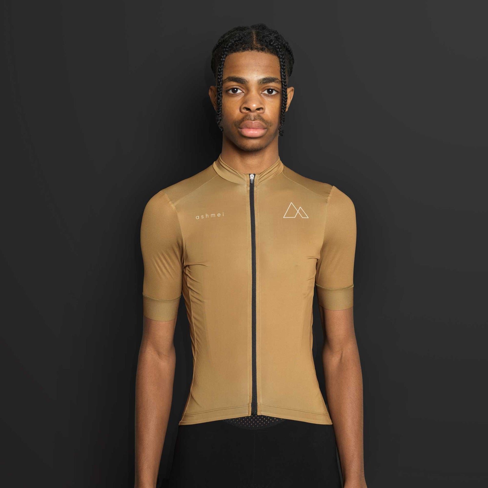 Men s Infinity Colour Cycle Jersey Mustard ashmei