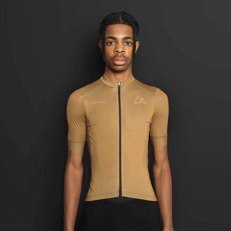 Men's Infinity Colour Cycle Jersey - Mustard - ashmei