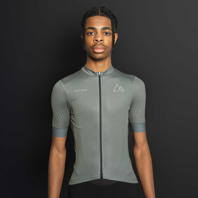 Men's Infinity Colour Cycle Jersey - Olive - ashmei
