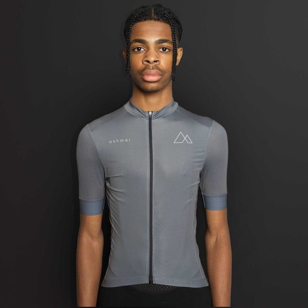 Men's Infinity Colour Cycle Jersey - Silver - ashmei