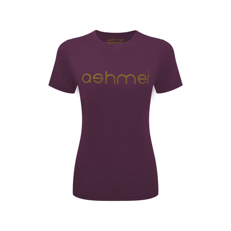 Women's Logo Merino T-Shirt - ashmei