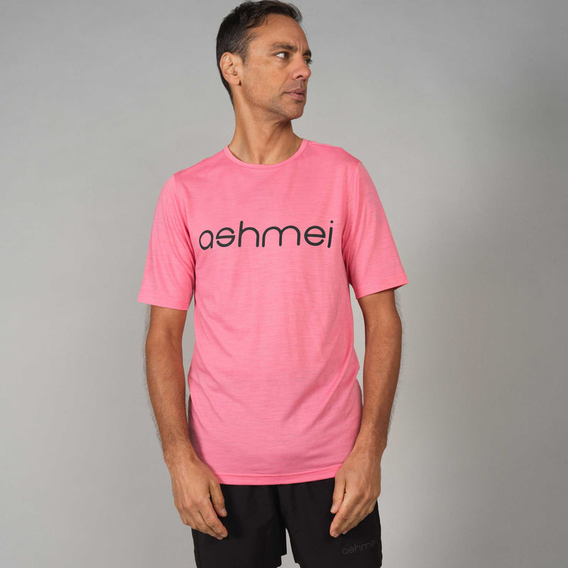 Men's Logo Merino T-Shirt - ashmei